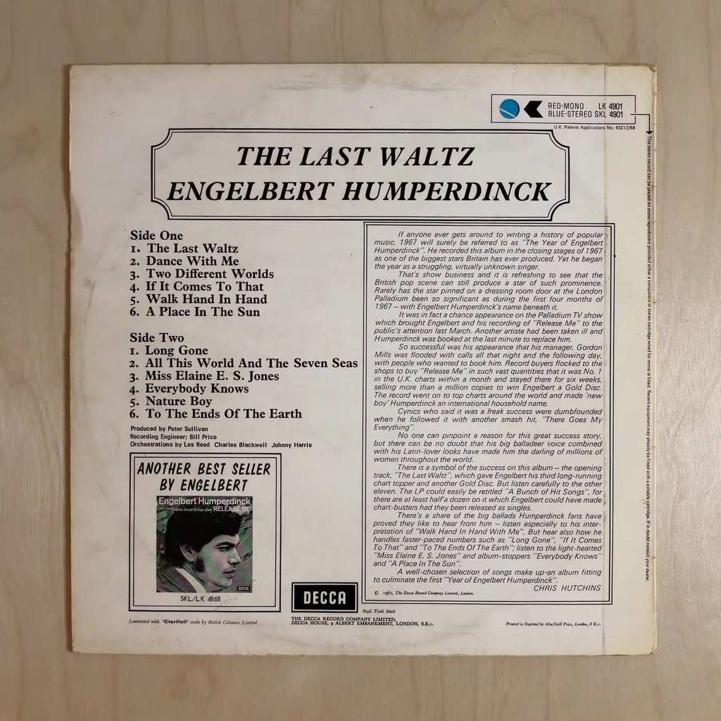 Engelbert Humperdinck – The Last Waltz