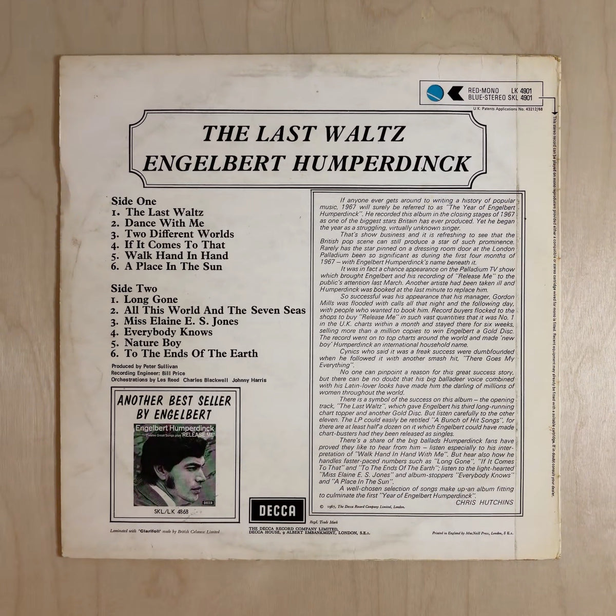 Engelbert Humperdinck – The Last Waltz