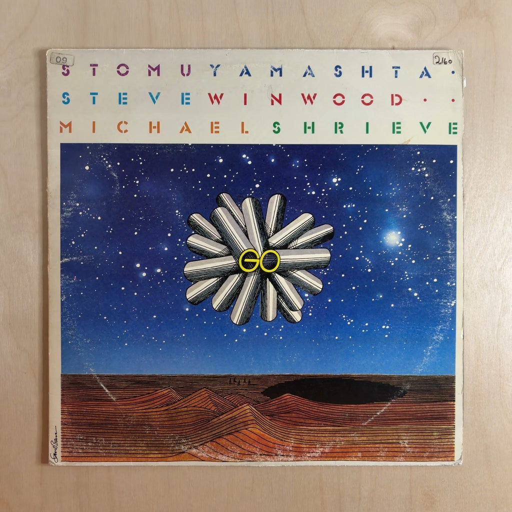 Stomu Yamash'ta, Steve Winwood, Michael Shrieve – Go – front cover