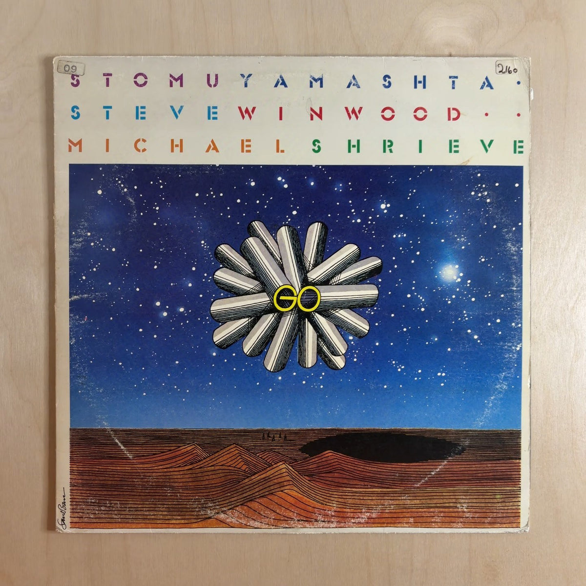 Stomu Yamash'ta, Steve Winwood, Michael Shrieve – Go – front cover