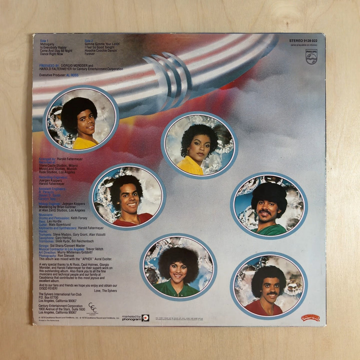 The Sylvers – Disco Fever – back cover