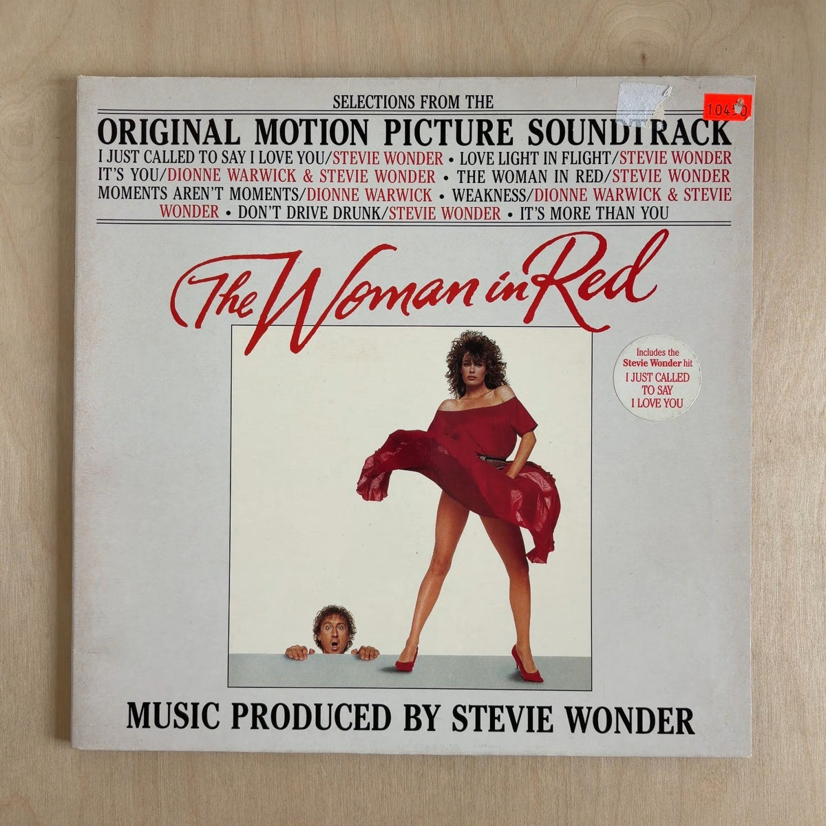 Stevie Wonder – The Woman In Red (Selections From The Original Motion Picture Soundtrack) – front cover