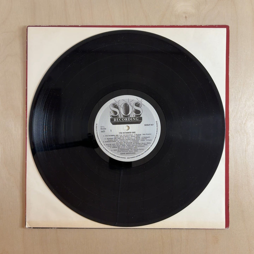 Anne Bertucci – I'm Number One – record label
