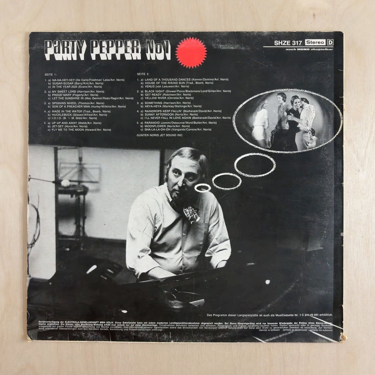 Günter Noris Jet Sound Inc. – Party Pepper No.1 – back cover