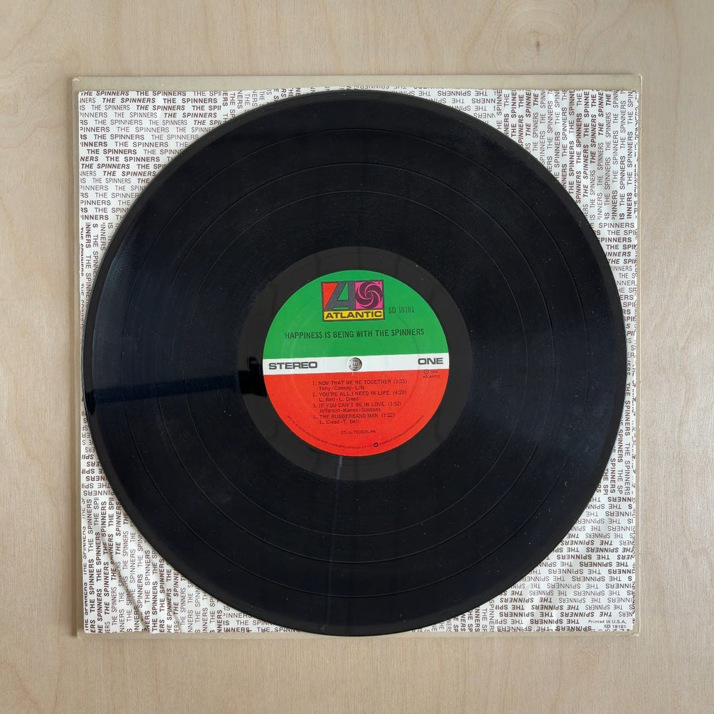 Spinners – Happiness Is Being With The Spinners – record label