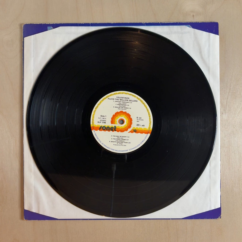Los Valentinos – Plays The Million $ellers – record label