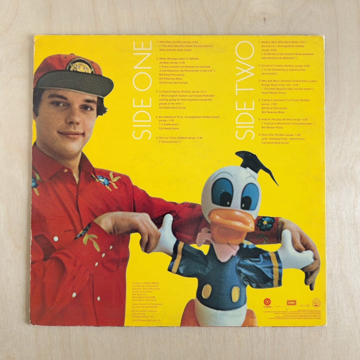 Leo Kottke – Dreams And All That Stuff – back cover