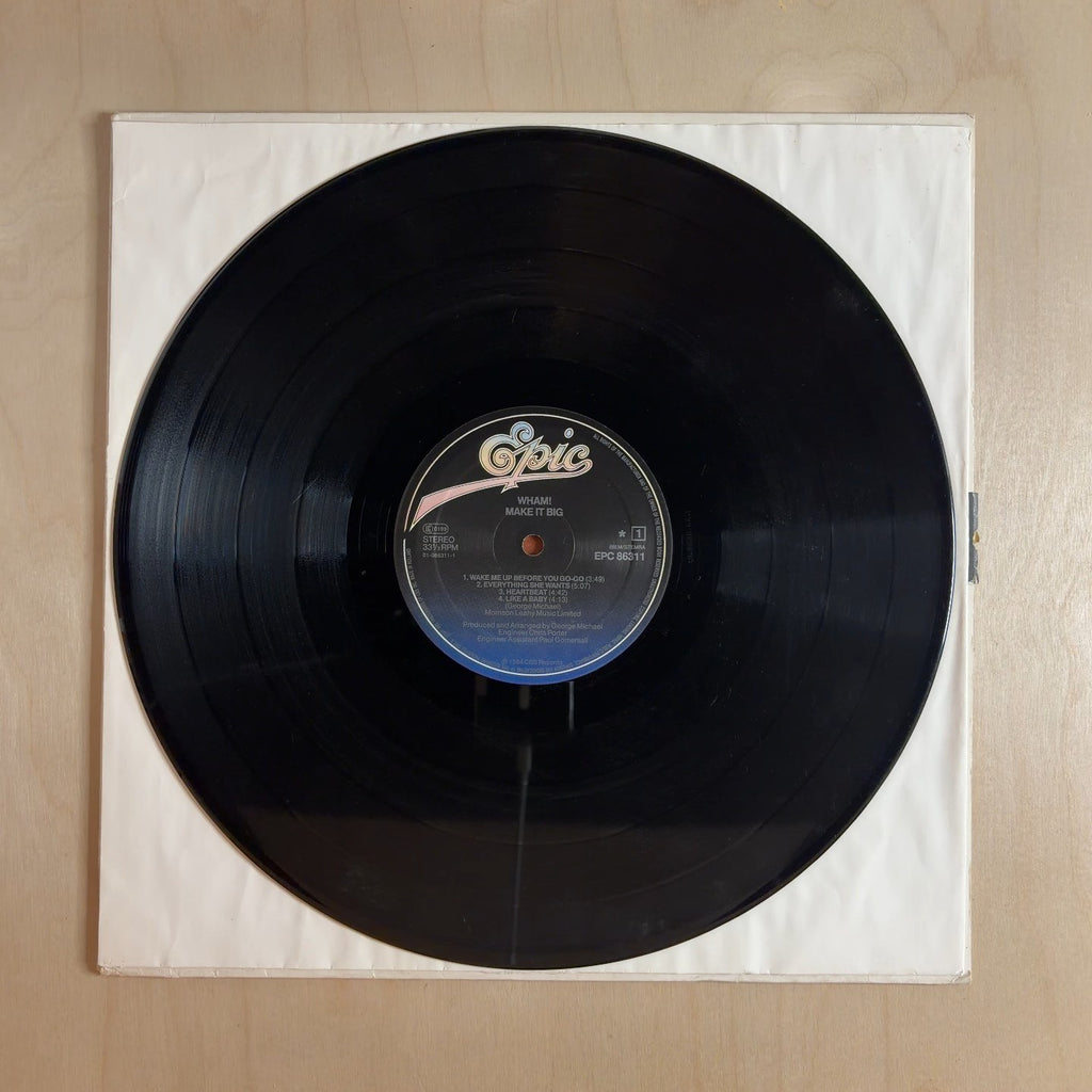 Wham! – Make It Big – record label