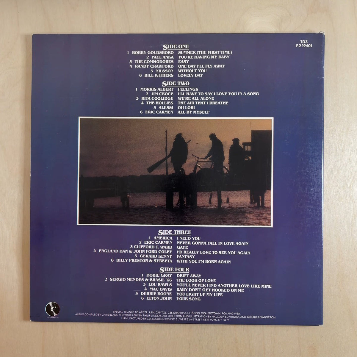 Various – Moments – back cover