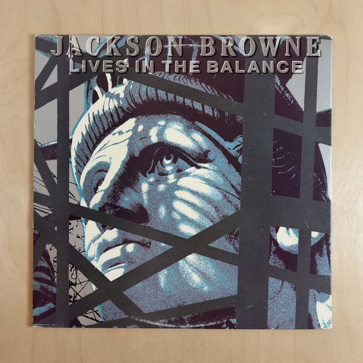 Jackson Browne – Lives In The Balance – front cover