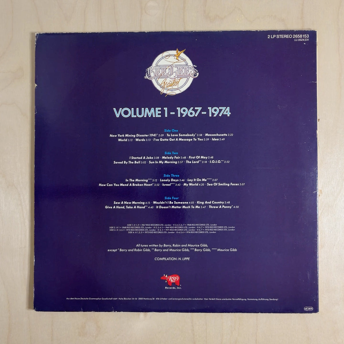 Bee Gees – Bee Gees Greatest, Volume 1 - 1967-1974