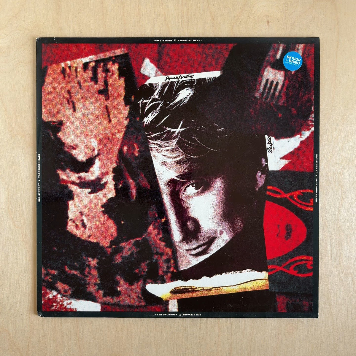 Rod Stewart – Vagabond Heart – front cover
