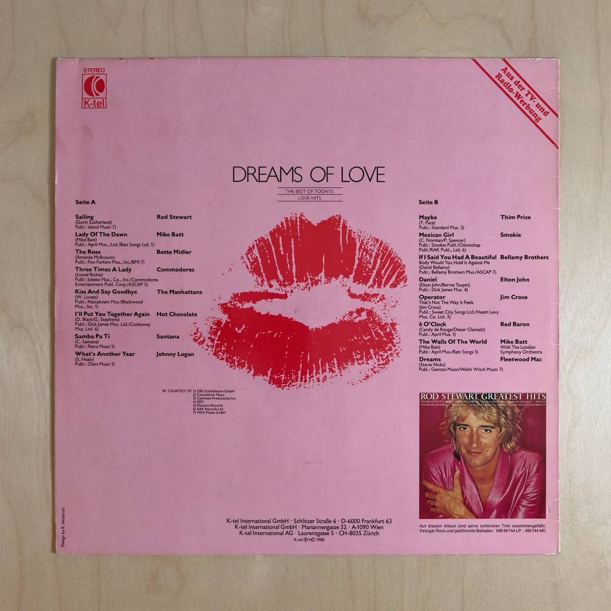 Various – Dreams Of Love (The Best Of Todays Love-Hits)