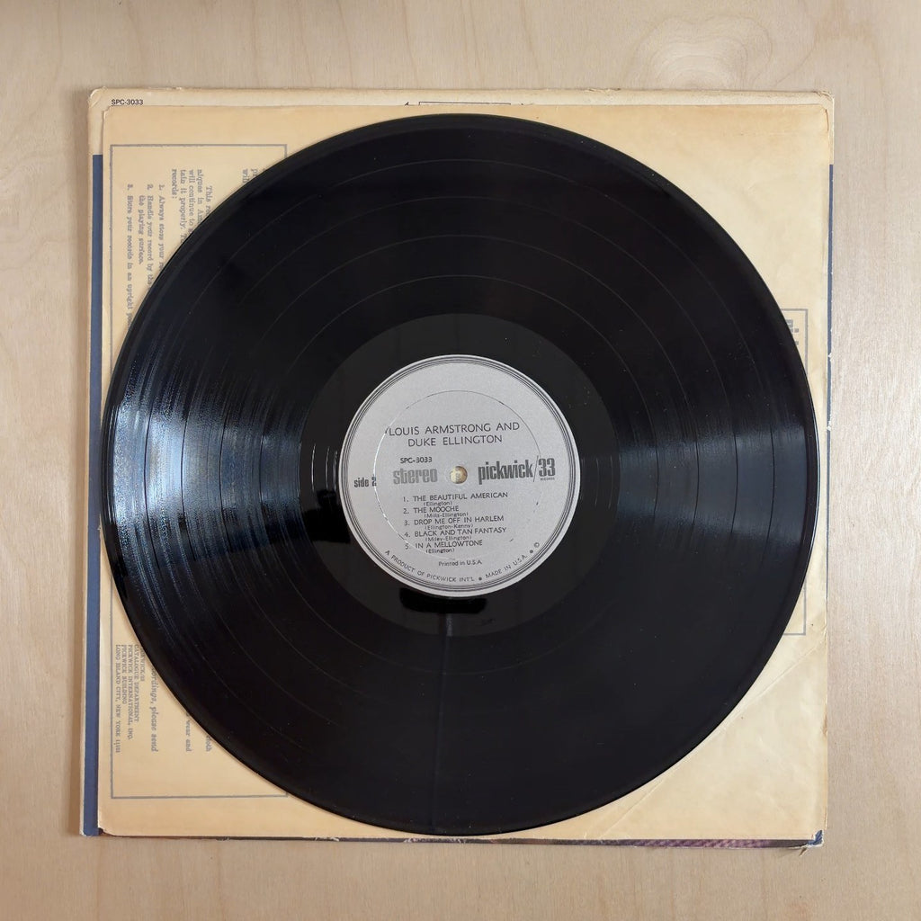 Louis Armstrong, Duke Ellington – Louis Armstrong & Duke Ellington – record label