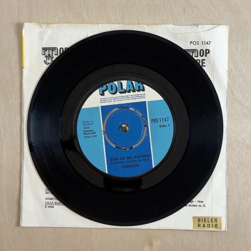 Giorgio Moroder – Son Of My Father – record label