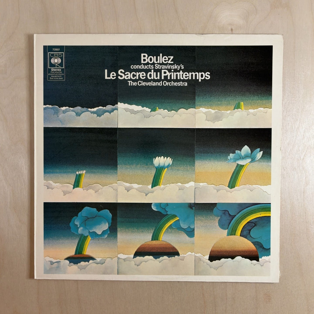 Pierre Boulez, Igor Stravinsky, The Cleveland Orchestra – Le Sacre Du Printemps – front cover