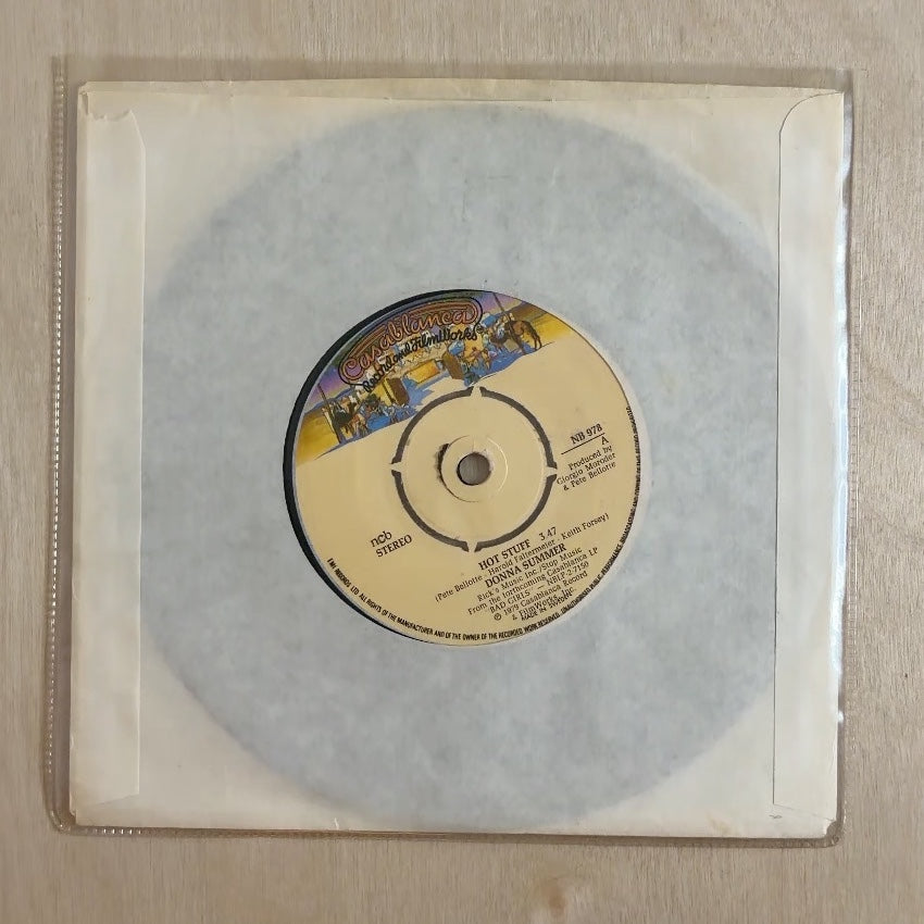 Donna Summer – Hot Stuff / Journey To The Center Of Your Heart – back cover