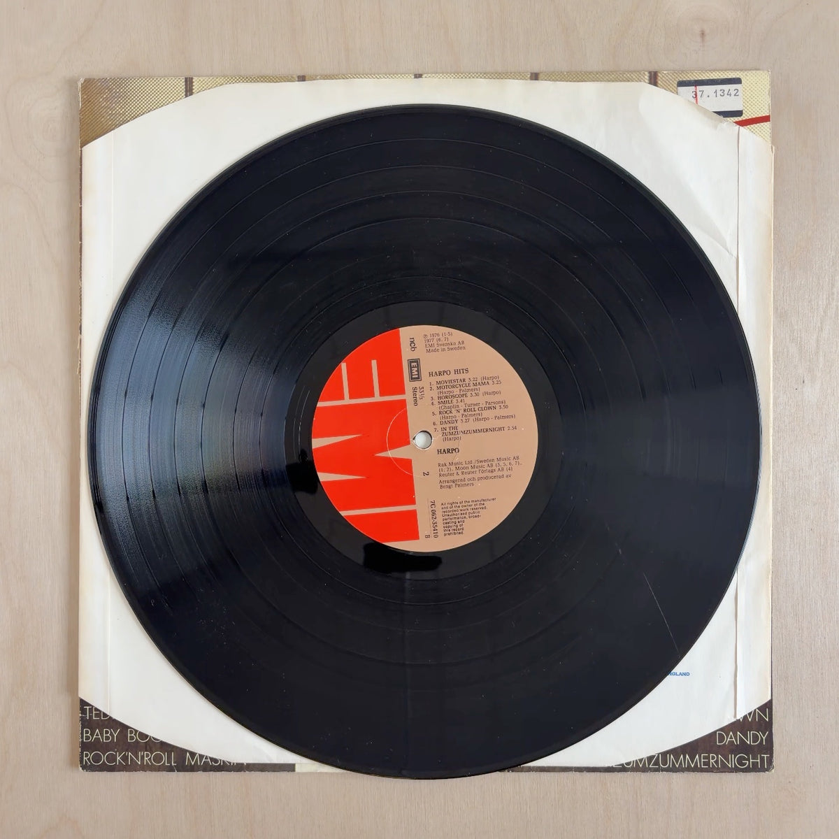 Harpo – Harpo Hits – record label