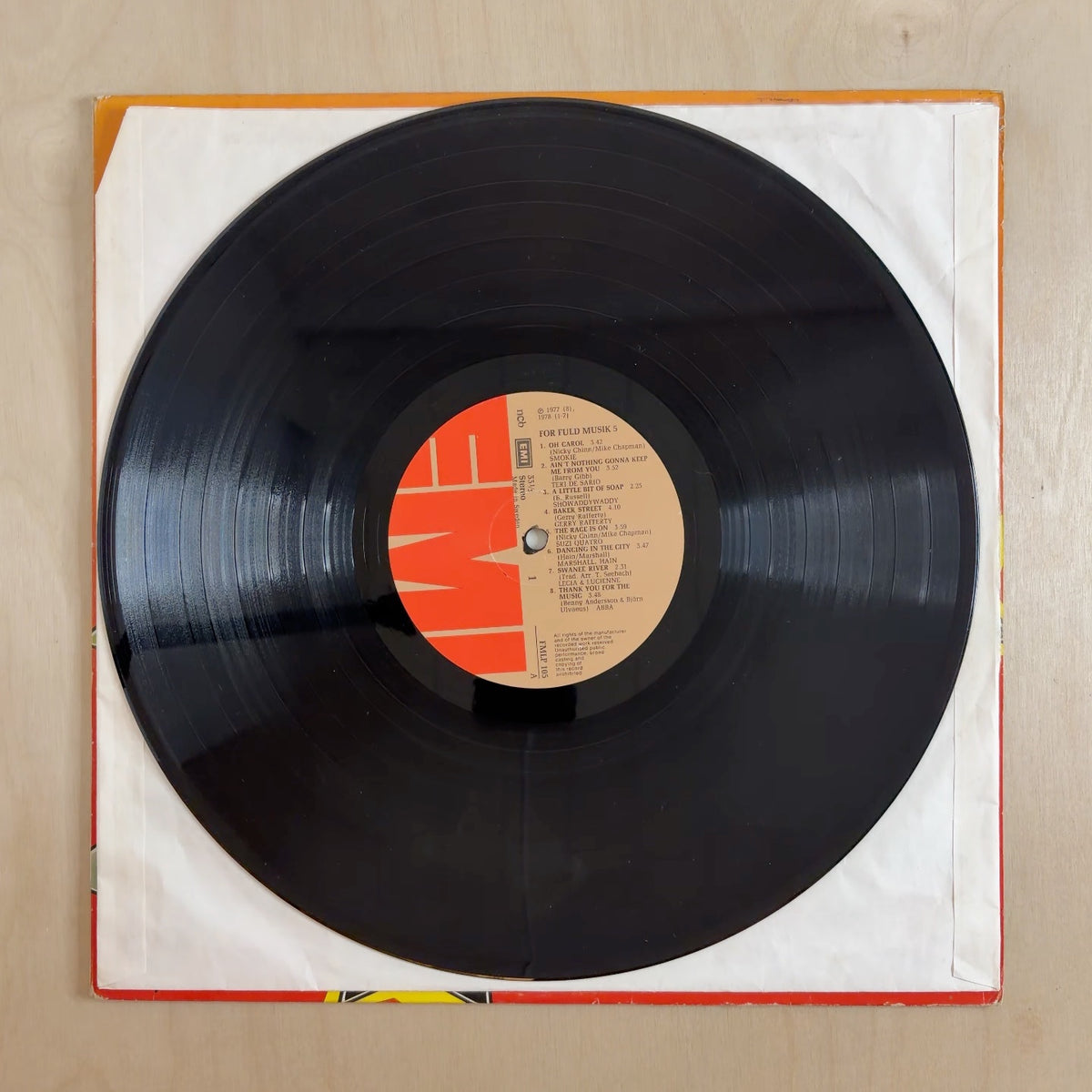 Various – For Fuld Musik 5 – record label