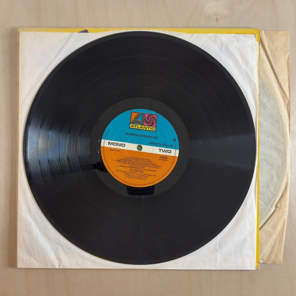 The Drifters – 24 Original Hits – record label