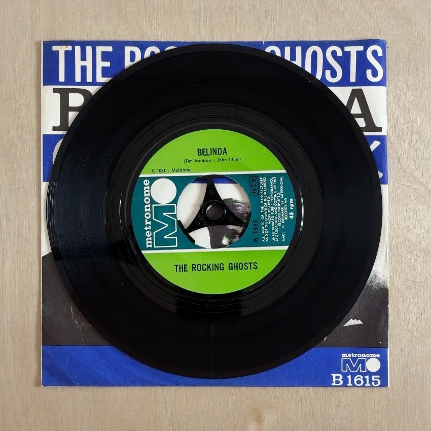 Rocking Ghosts – Belinda / Ghost Walk – record label
