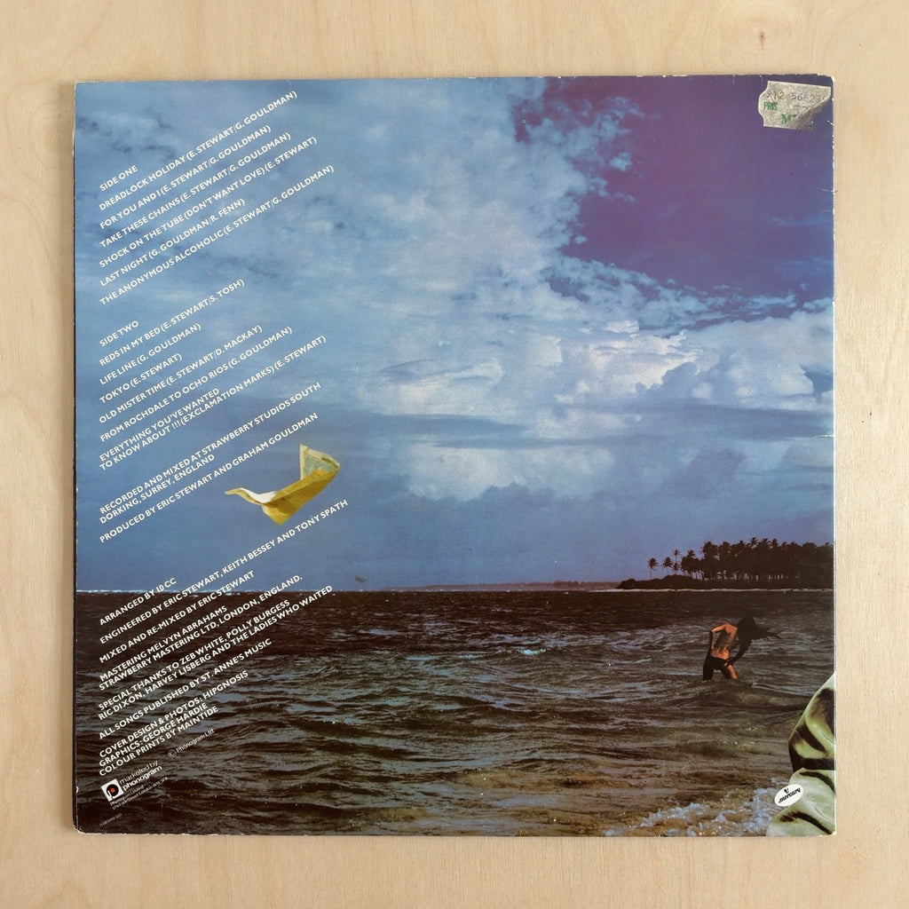 10cc – Bloody Tourists – back cover