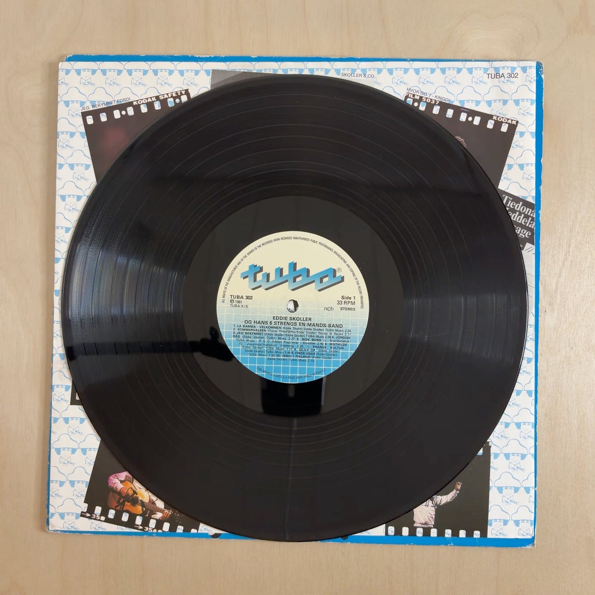 Eddie Skoller – Eddie Skoller Og Hans 6 Strengs En-Mands-Band – record label