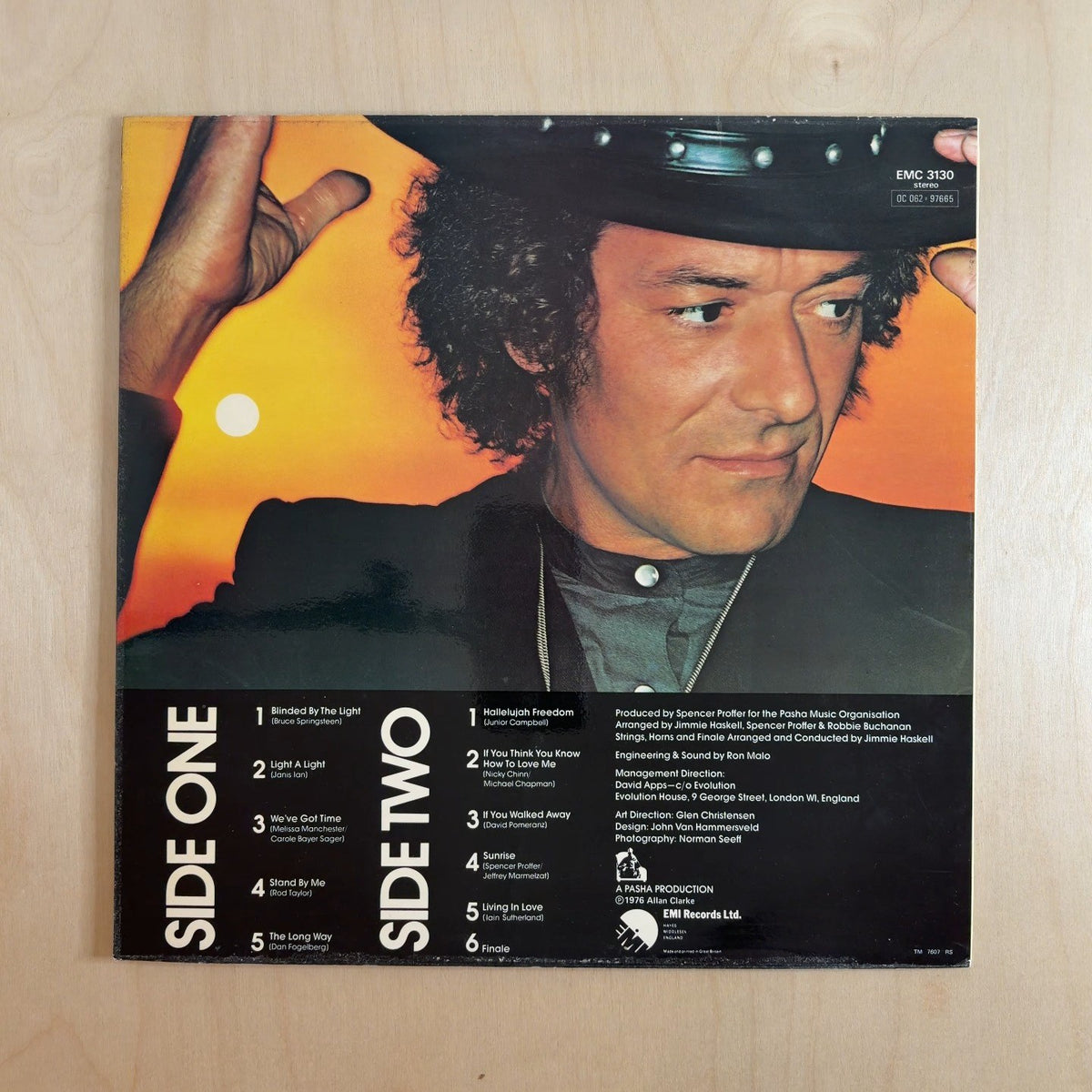 Allan Clarke – I've Got Time – back cover