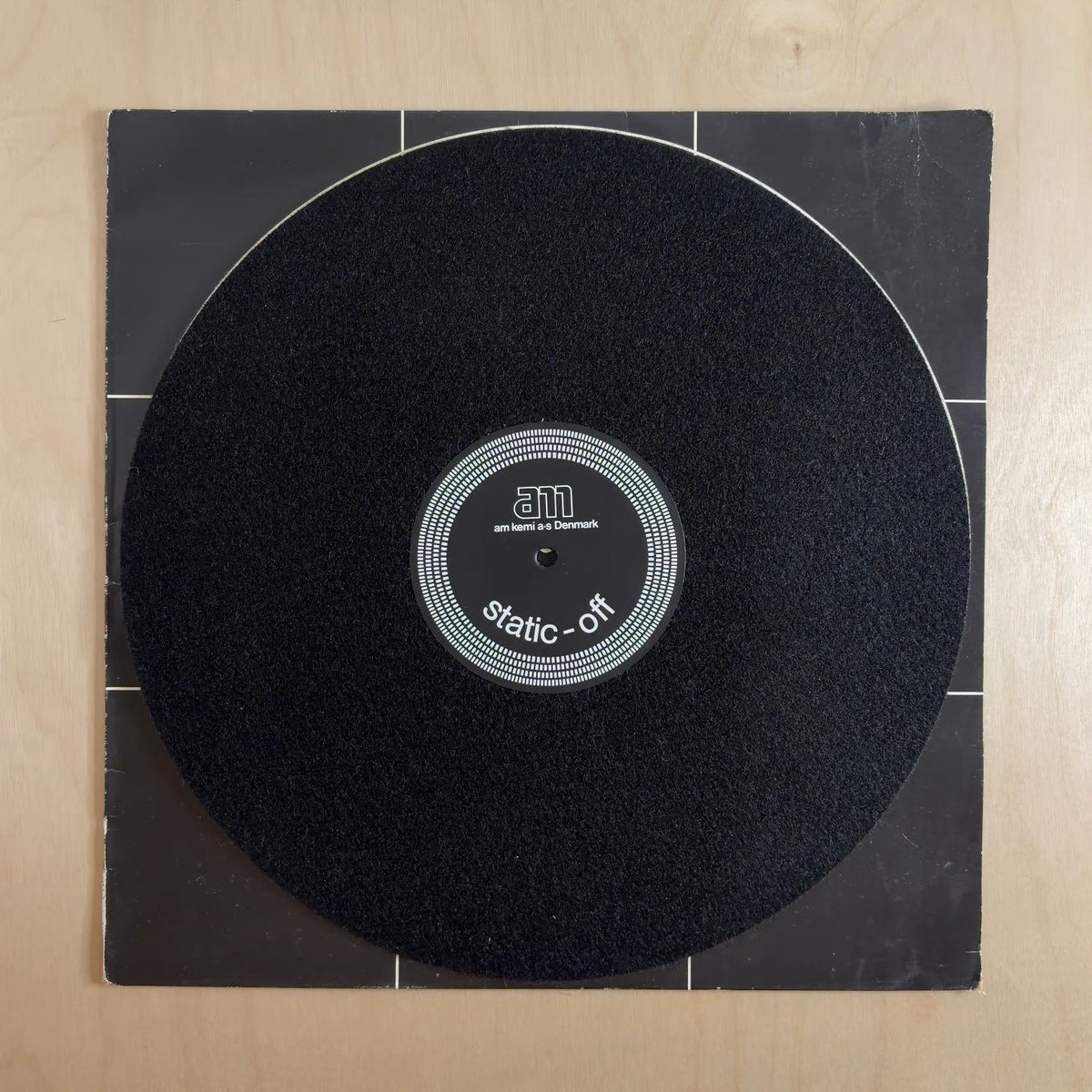 Various – Antistatplade med stroboskop-skive – record label