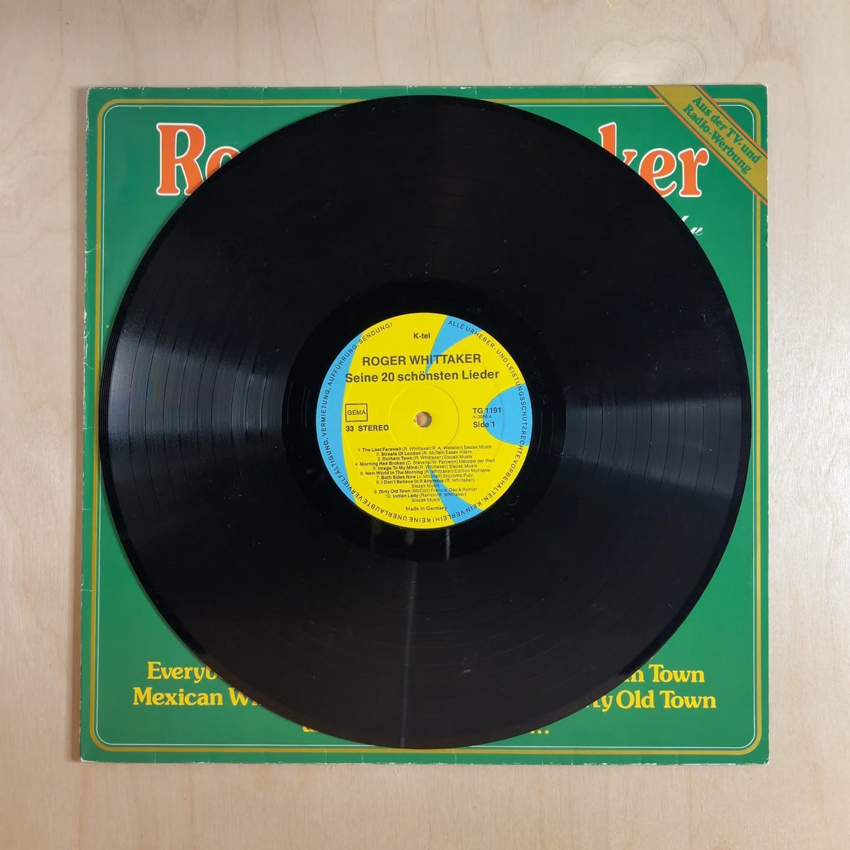 Roger Whittaker – Seine 20 Schönsten Lieder – record label