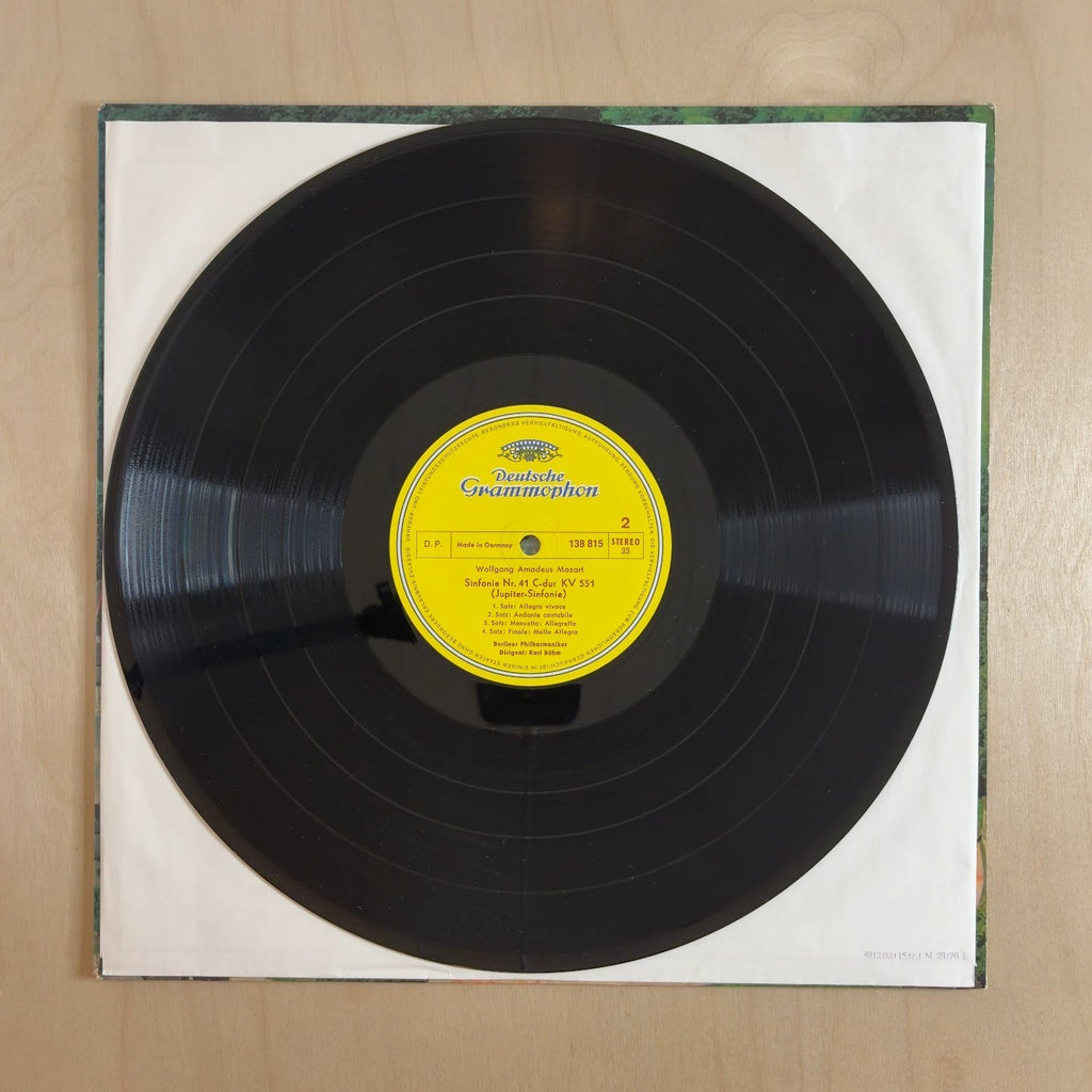 Wolfgang Amadeus Mozart, Berliner Philharmoniker, Karl Böhm – Symphonien Nr. 40 G-Moll (In G Minor) KV 550 / Nr. 41 C-Dur (In C Major) KV 551 "Jupiter" – record label
