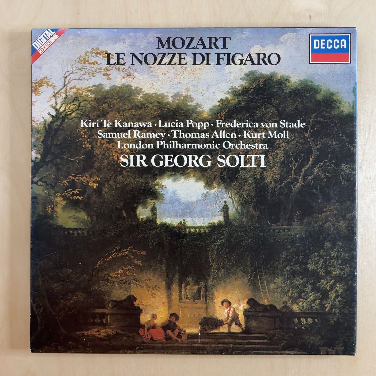 Wolfgang Amadeus Mozart, Georg Solti, London Philharmonic Orchestra – Le Nozze Di Figaro – front cover