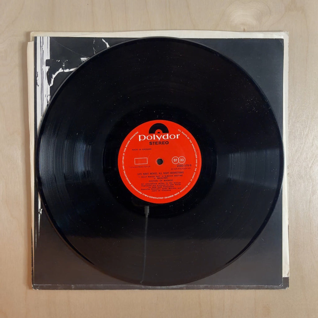 Doctors Of Madness – Late Night Movies, All Night Brainstorms – record label