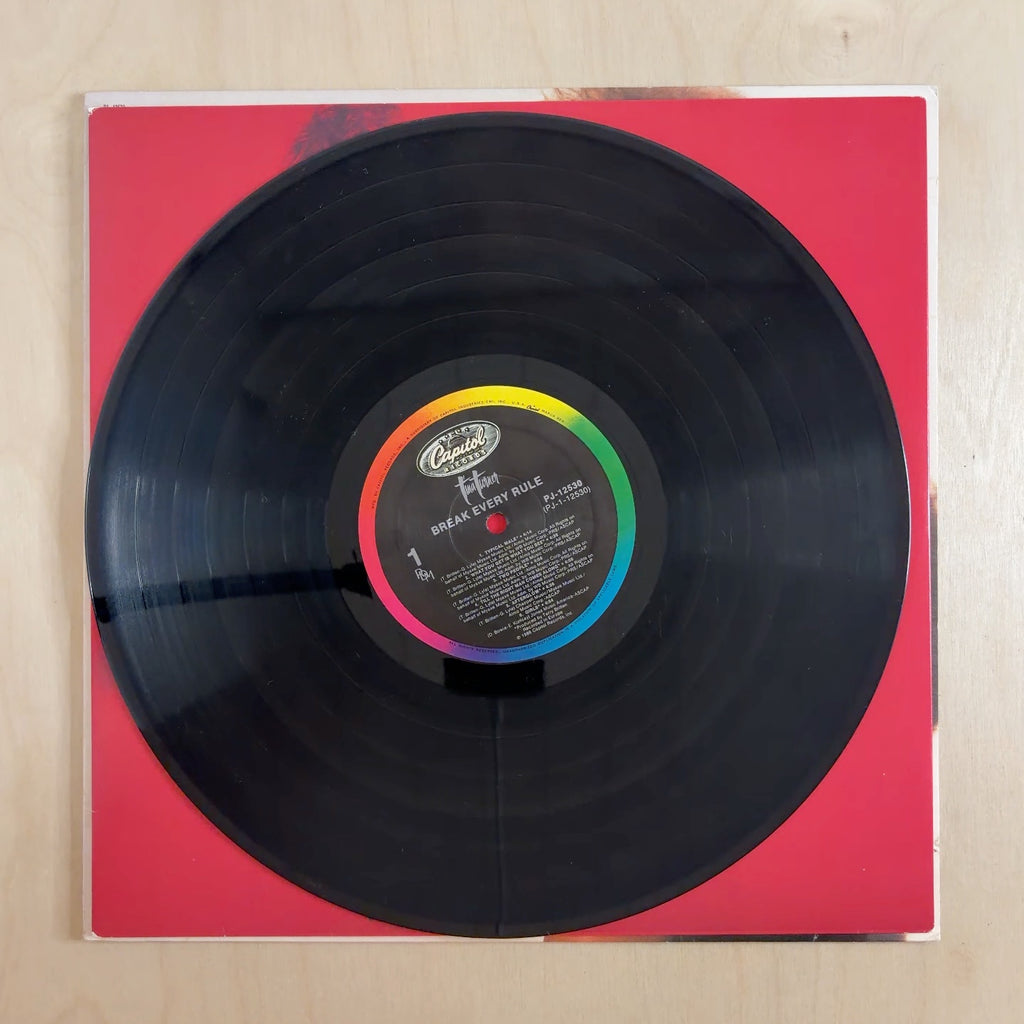 Tina Turner – Break Every Rule – record label