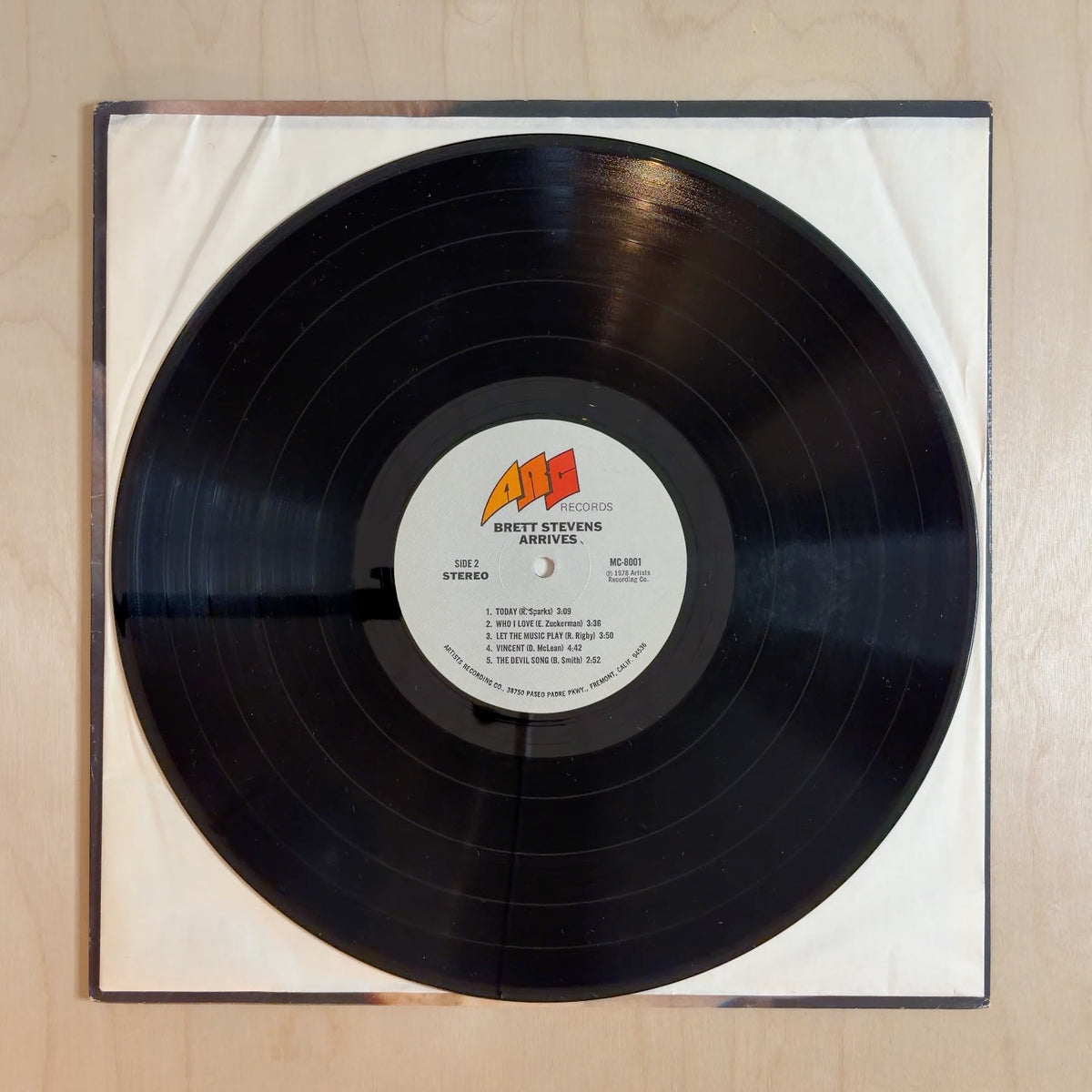 Brett Stevens – Arrives – record label