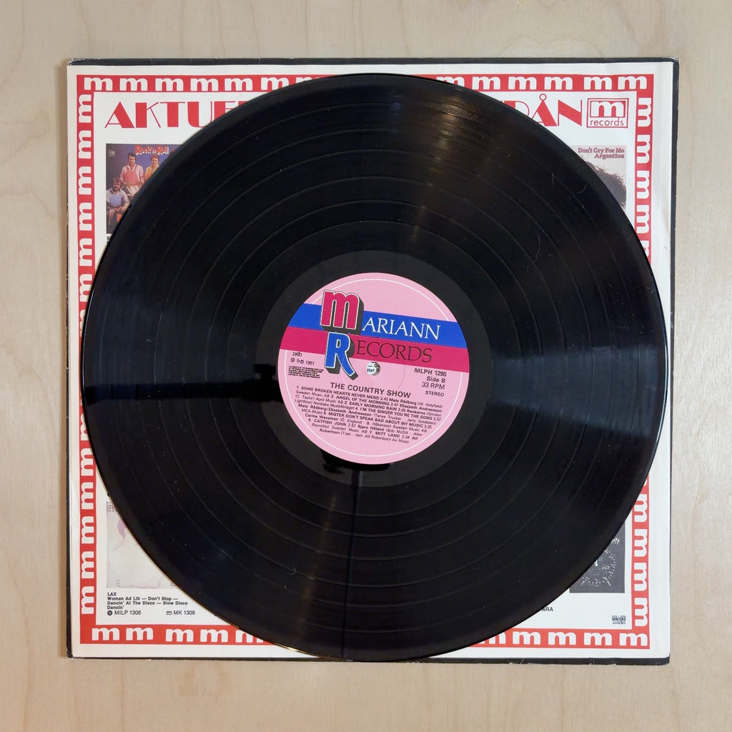 Various – The Country Show – record label