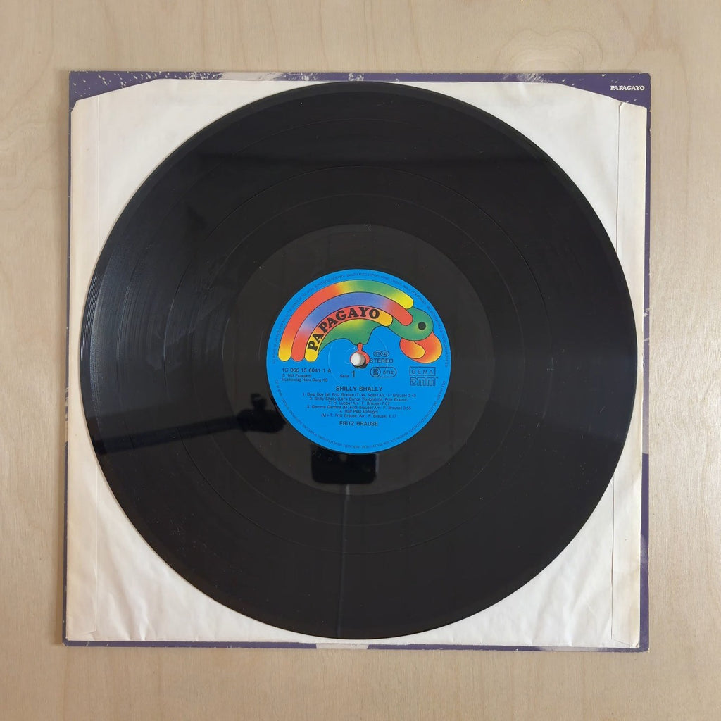 Fritz Brause – Shilly Shally – record label
