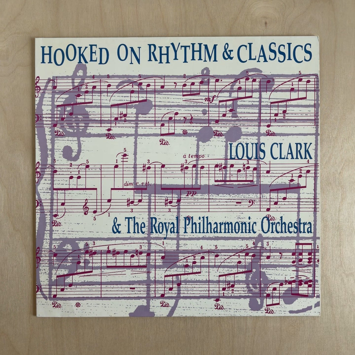 Louis Clark, Royal Philharmonic Orchestra – Hooked On Rhythm & Classics – front cover