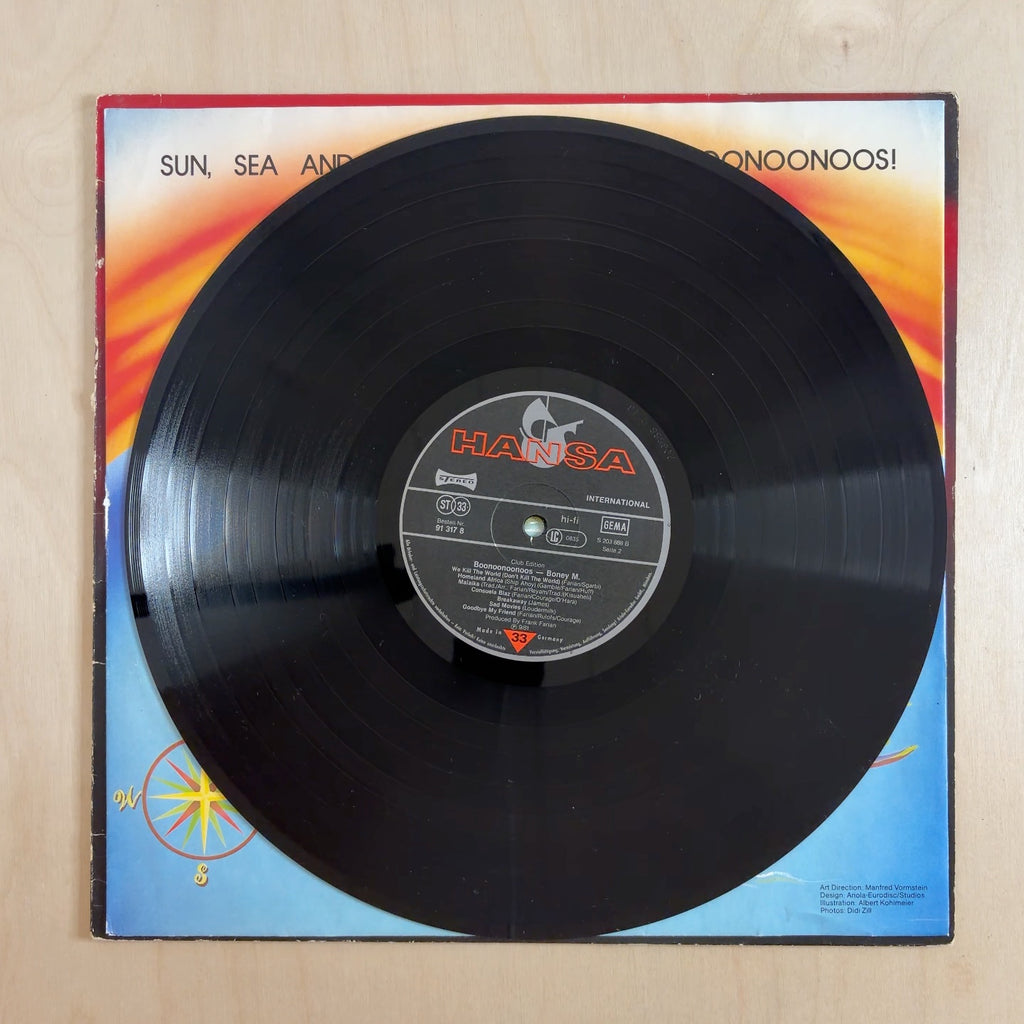 Boney M. – Boonoonoonoos – record label
