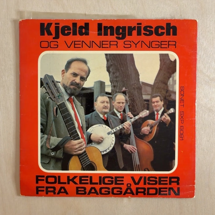 Kjeld Ingrisch – Folkelige Viser Fra Baggården – front cover