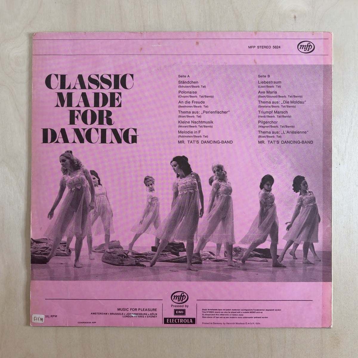 Mr. Tat's Dancing-Band – Classic Made For Dancing – back cover