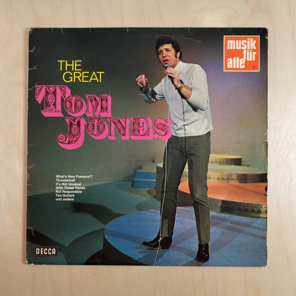 Tom Jones – The Great Tom Jones – front cover
