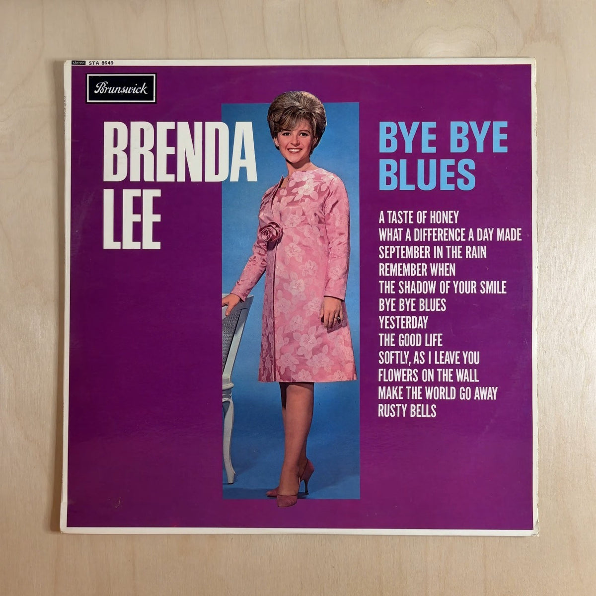 Brenda Lee – Bye Bye Blues – front cover