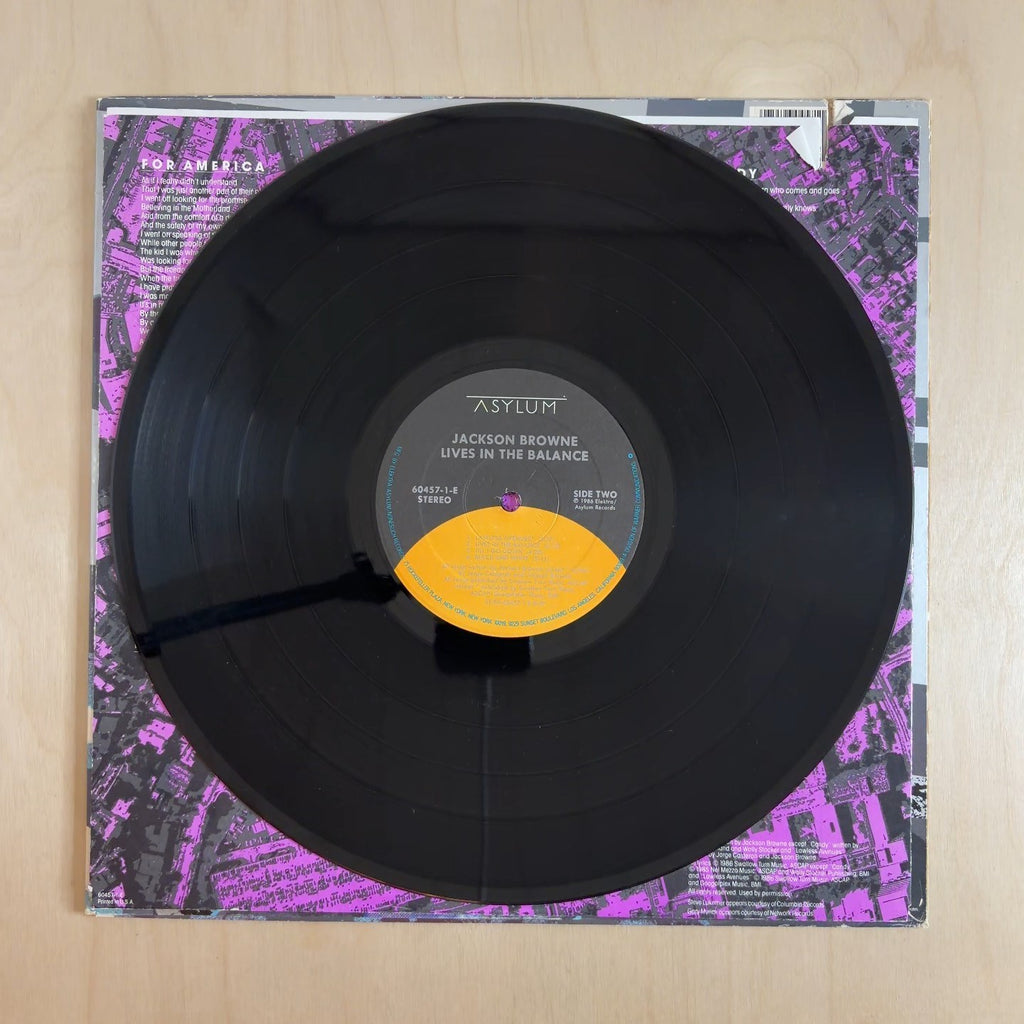 Jackson Browne – Lives In The Balance – record label