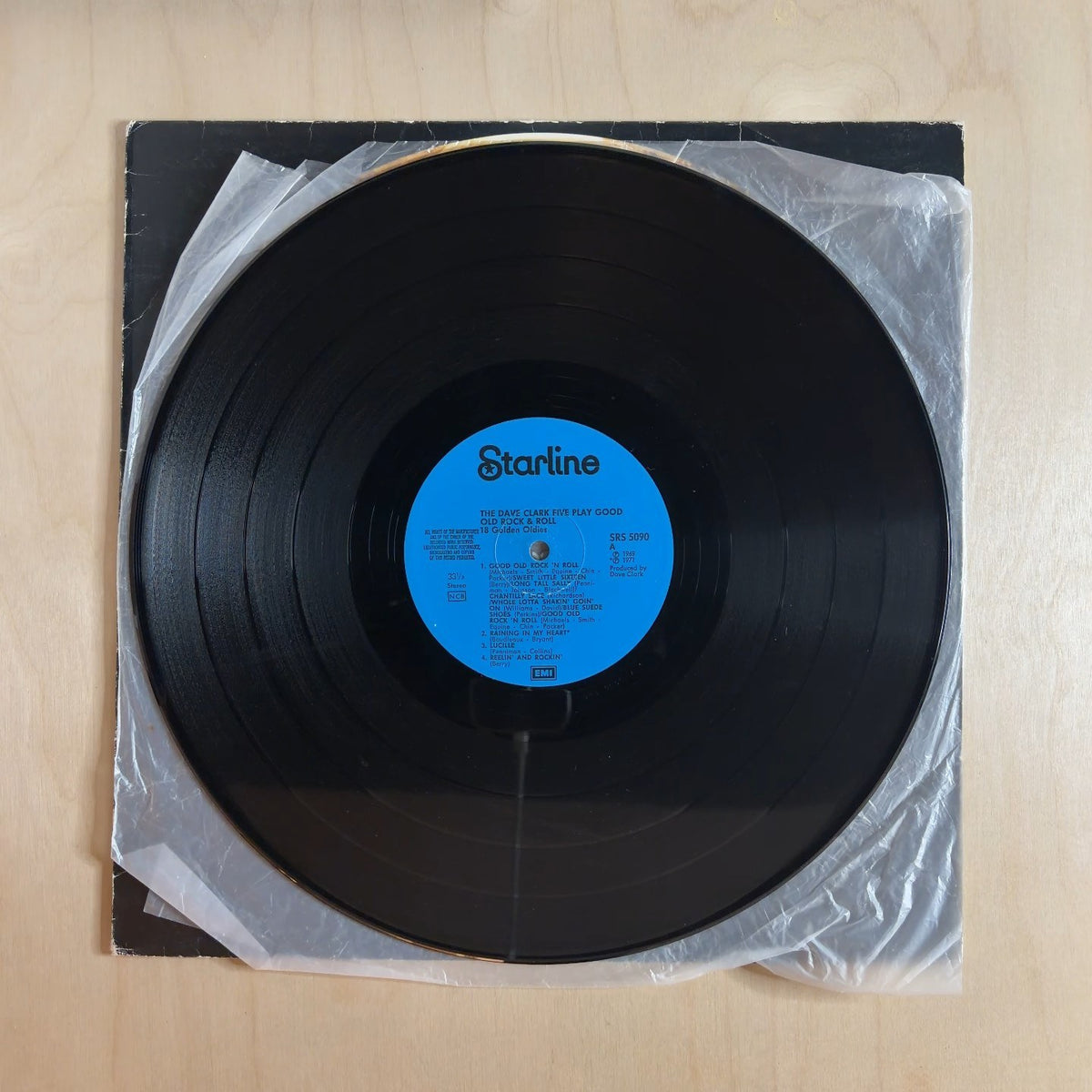 The Dave Clark Five – Play Good Old Rock & Roll (18 Golden Oldies) – record label