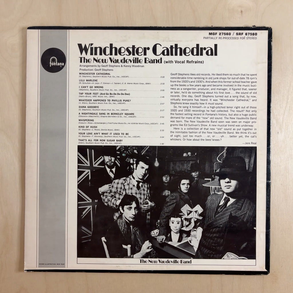 The New Vaudeville Band – Winchester Cathedral – back cover