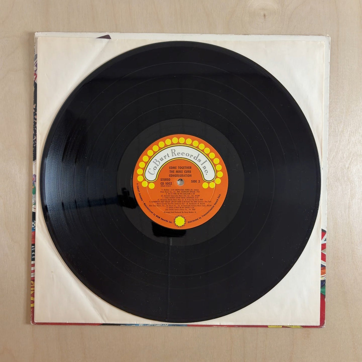 Mike Curb Congregation – Come Together – record label