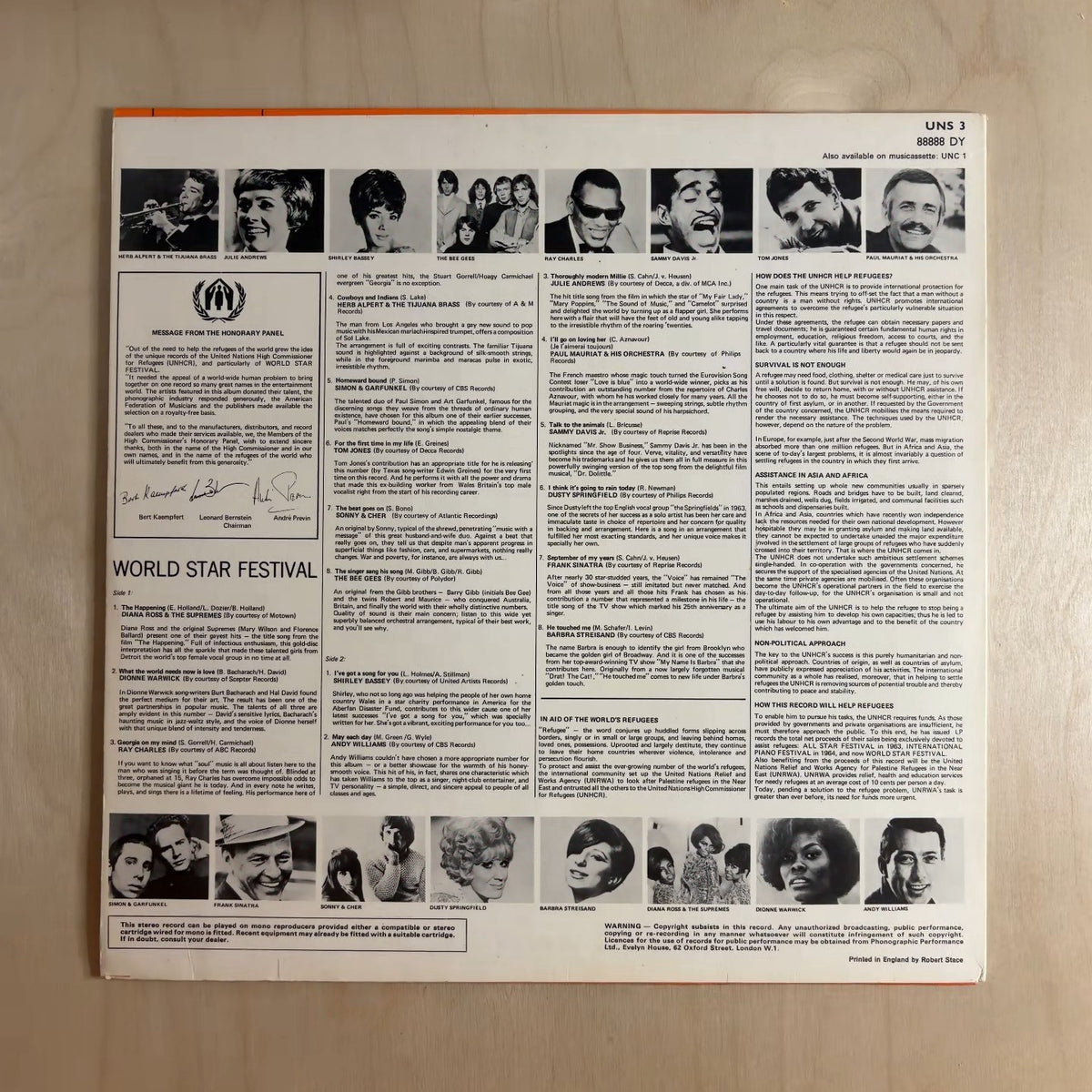 Various – World Star Festival – back cover
