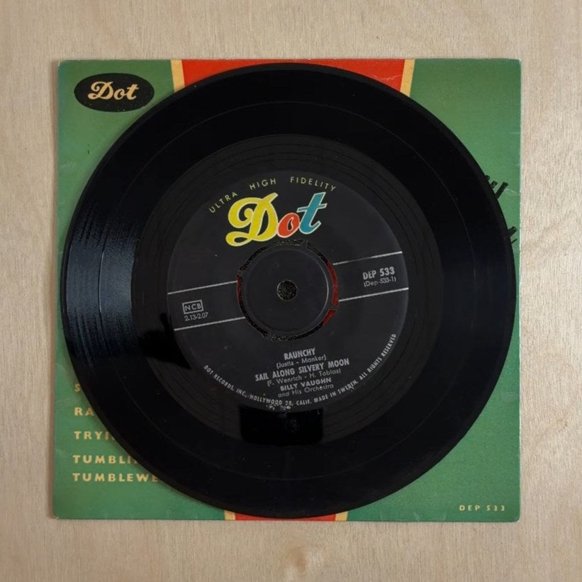 Billy Vaughn And His Orchestra – Sail Along Silvery Moon – record label
