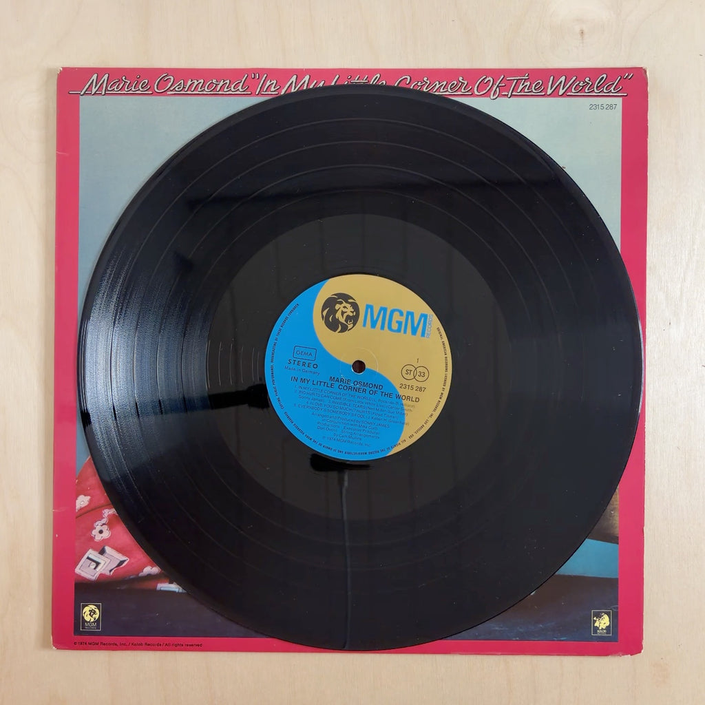 Marie Osmond – In My Little Corner Of The World – record label
